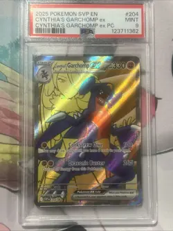 CYNTHIA'S GARCHOMP EX SVP 204 PROMO POKEMON TCG NM - Image 1