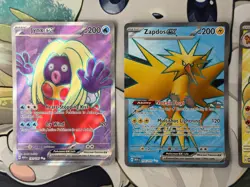 MINT – NM ~ Pokemon 151 Full Art Lot of 3 TCG Cards - Zapdos, Ninetales, & Jynx - Image 2