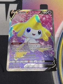 Pokemon Jirachi V 170/189 Swsh10: Astral Radiance Full Art Ultra Rare Holo - Image 1