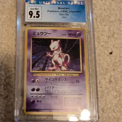 1996 Pokemon Base Set Japanese Holo Mewtwo #150 CGC 9.5 - Image 1