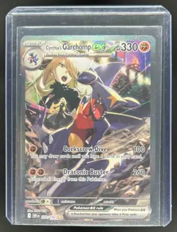 2025 Pokemon SV Destined Rivals DRI EN Cynthia's Garchomp ex #232/182 - Image 1