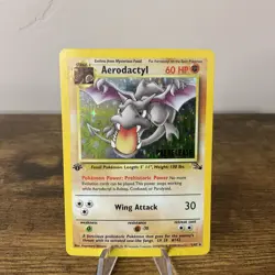 Pokemon - Aerodactyl Prerelease 1st Edition 1/62 Wotc Promo Holo - Image 1