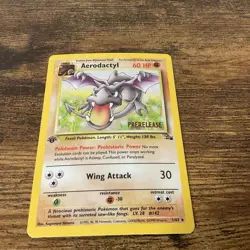 Pokemon - Aerodactyl Prerelease 1st Edition 1/62 Wotc Promo Holo - Image 3