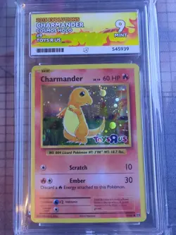 Pokemon TCG Charmander Evolutions Cosmos Hollow Promo Toys R Us Exclusive Ace 9 - Image 1