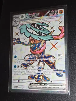Pokemon TCG Twilight Masquerade Greninja EX 198/167 Ultra Rare Full Art - Image 1
