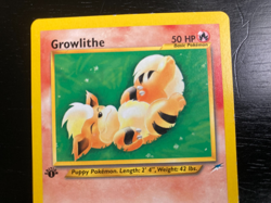 Pokemon Neo Destiny Non-Holo 1st Edition Growlithe 68 /105 Excellent Condition - Image 2
