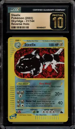 Pokemon Steelix Skyridge Reverse Holo Rare #31 CGC 10 Pristine - Image 1