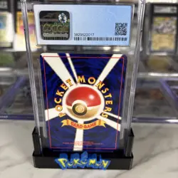 1999 Pokemon Japanese Neo Premium File Bayleef CGC 9 - Image 3