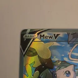 Mew V Alternate Full Art Ultra Rare Holo 251/264 Fusion Strike Pokemon TCG - Image 5