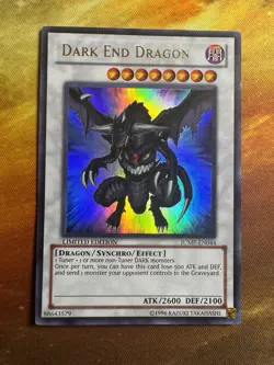 Yugioh JUMP-EN044 Dark End Dragon Ultra Rare Promo LP Light Play (See Pics) - Image 3