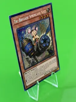 Yu-Gi-Oh Burst Protocol Tri-Brigade Springans Kitt Secret Rare BPRO-EN025 NM!!! - Image 2
