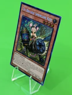 Yu-Gi-Oh Burst Protocol Tri-Brigade Springans Kitt Secret Rare BPRO-EN025 NM!!! - Image 3