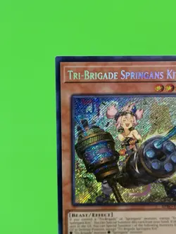 Yu-Gi-Oh Burst Protocol Tri-Brigade Springans Kitt Secret Rare BPRO-EN025 NM!!! - Image 4