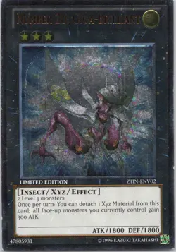 1996 Yugioh Limited Edition NUMBER 20: GIGA-BRILLIANT Ultimate Rare #ZTIN-ENV02 - Image 1