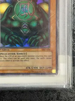 2002 Yu-Gi-Oh! KAZEJIN MRD-026 1st Edition Metal Raiders #026 GEM 💎 MINT PSA 10 - Image 4