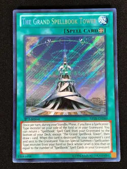Yugioh The Grand Spellbook Tower ABYR-EN060 1st Secret (NM) - Image 1