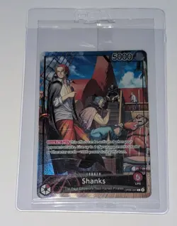 SHANKS PSA MAGAZINE EXCLUSIVE ONE PIECE LEADER ALT ART PROMO SEALED - Image 2