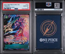 2022 ONE PIECE OP01-ROMANCE DAWN #121 YAMATO ALTERNATE ART PSA 10 - Image 3