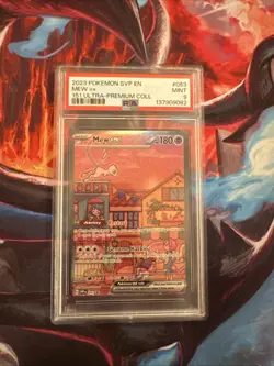 Mew ex 053 Sv: Scarlet & Violet Promo Cards Holo PSA 9 - Image 1
