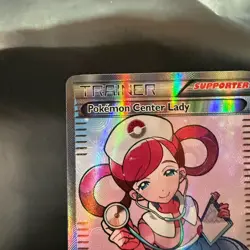Pokemon Center Lady Full Art Holo Card 105/106 XY Flashfire LP - Image 2