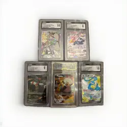 Pokemon CGC AGS Graded Lot of 5 Slab Cards - Image 1
