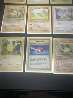 15x Vintage Pokemon Card Lot - WOTC Jungle Set - Pikachu, Eevee, Jigglypuff NM - Image 5