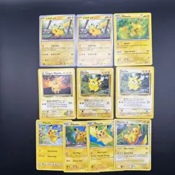Pokemon Pikachu 10 Card Lot Vintage Lot 2 - Image 1