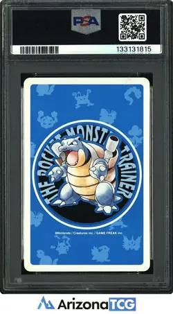 Pokemon 1998 Aerodactyl 142 10 Of Clubs Blue Playing Cards Japanese PSA 10 - Image 2