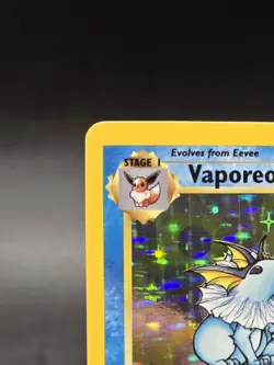 Pokemon TCG Vaporeon Jungle Base Set Holo Card 12/64 1999 WOTC Vintage - Image 2