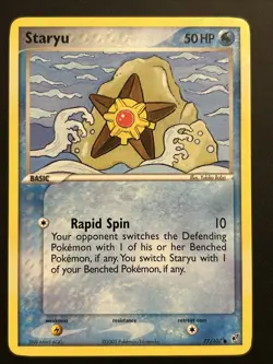 Staryu EX Deoxys 77/107 2005 Pokemon Card TCG Trading Card Game NM/LP - Image 1