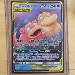 Pokemon Tag Team GX Holo Slowpoke Psyduck Lopunny Jigglypuff Arceus 3-Card Lot - Image 1