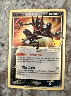 Pokemon Greninja Star SWSH144 Sword & Shield Promo Holo 2021 130HP TCG Card - Image 1