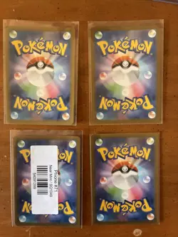 Lot of 4 Character/Art Rare Japanese Pokemon Cards NM - Image 2