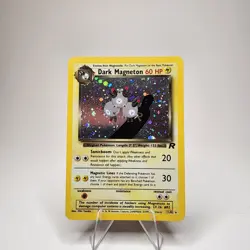 🔥 Dark Magneton 11/82 🔥 Holo Rare Team Rocket Set Pokemon Card WOTC TCG - Image 1