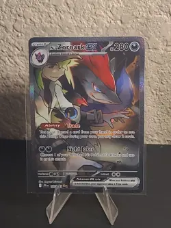 Pokemon TCG N's Zoroark EX Holo Card 185/159 Sv09: Journey Together - Image 1