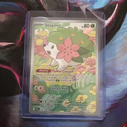 Shaymin 185/182 Sv10: Destined Rivals Holo Illustration Card NM-MT Condition - Image 1