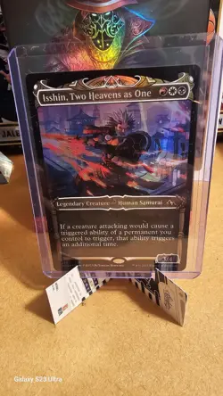 Isshin, Two Heavens as One - Showcase Foil - Magic the Gathering MTG Nice! - Image 1