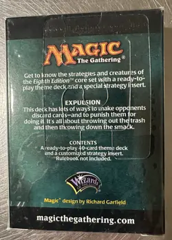 Magic The Gathering Eighth Edition Expulsion Theme Deck Factory Sealed - Image 2