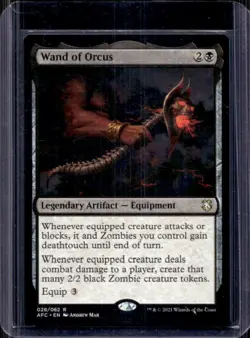 2021 Magic MTG Adventures in Forgotten Realms Wand of Orcus #28 - Image 1