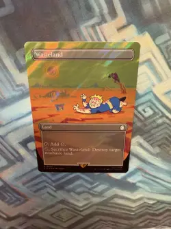 MTG Borderless Surge Foil Wasteland NM Unplayed Universes Beyond: Fallout - Image 4