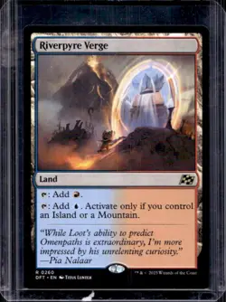 2025 Magic MTG Aetherdrift Riverpyre Verge Foil Rare #0260 - Image 1