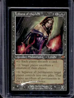 2025 Magic MTG Innistrad Remastered Liliana of Veil Rare Refractor #0475 - Image 1
