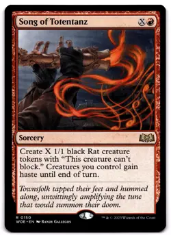 Song of Totentanz - 150 WOE: Wilds of Eldraine R Normal NM - Image 1