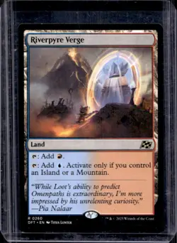 2025 Magic MTG Aetherdrift Riverpyre Verge Foil Rare #0260 - Image 1