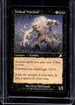 2003 Magic MTG Scourge Undead Warchief #78 - Image 1