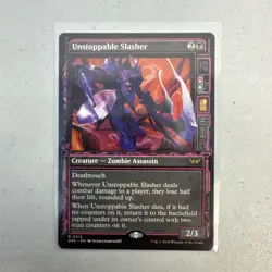 Magic the Gathering - Duskmourn - Unstoppable Slasher - SHOWCASE - NM - Image 1