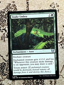 Snake Umbra - Commander: Wilds of Eldraine - 133 - #Near Mint - Image 1