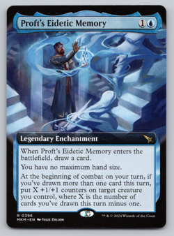 Proft's Eidetic Memory Extended Art - Murders at Karlov Manor MTG - Image 1