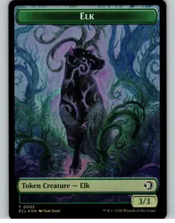 Elk | Mutavault Double-Sided Token (Foil) - 2 | 11 - T - Image 1
