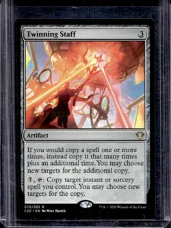 2020 Magic The Gathering Commander 2020 C20 Twinning Staff #070 - Image 1